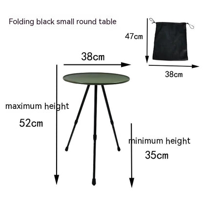 Outdoor Camping Folding Aluminum Alloy Tripod Table