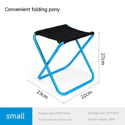 Outdoor Portable Aluminum Alloy Folding Stool