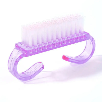 Semi Transparent Nail Horn Cleaning Brush